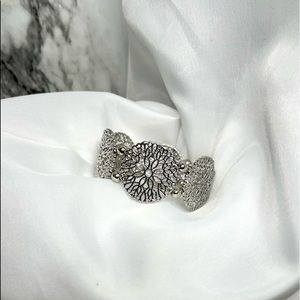 A Good Mandala is Hard to Find – Silver Bracelet